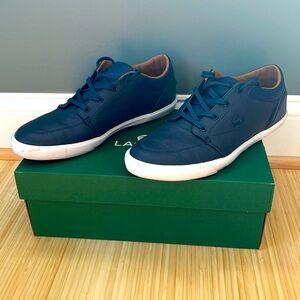 SOLD Lacoste Men's Bayliss Vulc PRM Shoe, Dark Blue, 10.5 M US